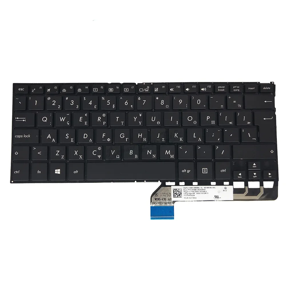 backlight keyboard for ASUS UX360UA UX360UAK UX430 UX410 GK Greek black laptop keyboards Screw set seven light accessories