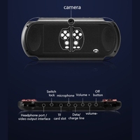 Console de jeu portable X7 Plus Retro Classic Games avec écran HD de 5.1 pouces et mémoire 8G, prise en charge MP4 Ebook