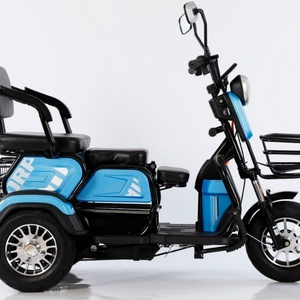 Triciclo Eléctrico de Tres Ruedas de 600W para Adultos, Dos Asientos, Carrocería Abierta, Uso de Pasajeros - Product Image 4