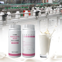 Tiras Reactivas de Ácido Peracético 0-2000 ppm para el Sector Sanitario/Laboratorio/Alimentos y Bebidas/Tratamiento de Aguas/Industrial