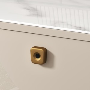 <span class=keywords><strong>Table</strong></span> de maquillage extensible intelligente moderne avec station de charge sans fil, verrouillage par empreinte digitale, miroir éclairé par LED, bureau de vanité pour salon - Product Image 6