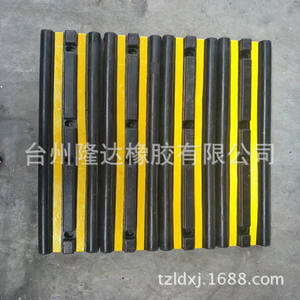 Bordillos de goma Longda para estacionamiento, 100 cm x 16 cm x 5 cm, tiras anticolisión duraderas para protección de garajes y estacionamientos - Product Image 4