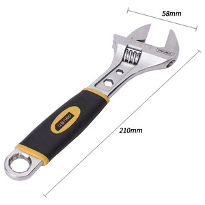 Llave Inglesa Ajustable Deli de 6 Pulgadas, Acero al Cromo Vanadio, Herramienta Manual de Boca Abierta - Product Image 2