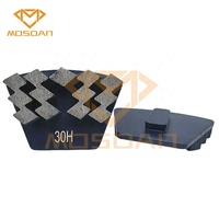 Outil de dépose d'ailes de meulage diamantées Wulf Claw compatible Redi Lock pour le polissage à sec et le ponçage de revêtements de sol en pierre