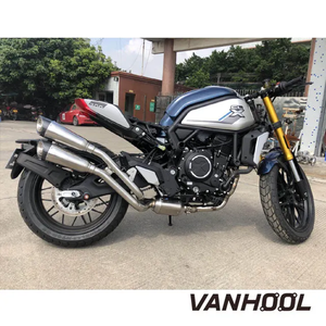 Pour CFMOTO <span class=keywords><strong>CLX</strong></span>-<span class=keywords><strong>700</strong></span> CLX700 2020-2022 <span class=keywords><strong>Moto</strong></span> Échappement Échappement en titane Acier inoxydable Tuyau d'échappement - Product Image 3