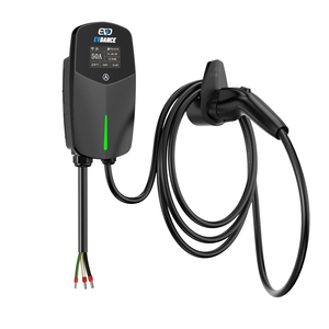 New Smart Wall-Mounted EV <b>Charging</b> Station 12kW Type1 <b>Plug</b> Single Phase 50A 5m Cable IP66 App Control Electric Car Charger - Product Image 1