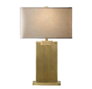 Lampes de table en fer modernes, de luxe, vintage et contemporaines, pour la décoration intérieure, avec abat-jour en tissu, culot E27, design simple et protecteur pour les yeux, pour salon - Product Image 2