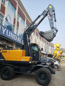 Excavadora de ruedas Hyundai HW150 original de 15 toneladas, excavadora de ruedas Hyundai de segunda mano, Hyundai HW150 - Product Image 4