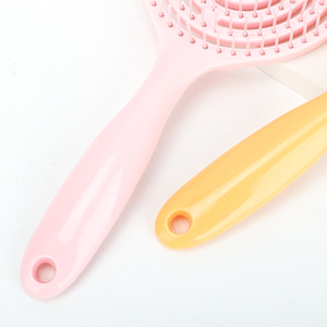 Peigne de massage ajouré rond couleur gelée à séchage rapide : Démêle et lisse les cheveux – Best-seller transfrontalier - Product Image 5