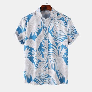 Liquidation Ventes Chemises hawaïennes florales élégantes Chemises décontractées à manches courtes coupe ample, <span class=keywords><strong>chemise</strong></span> de plage respirante pour hommes - Product Image 6