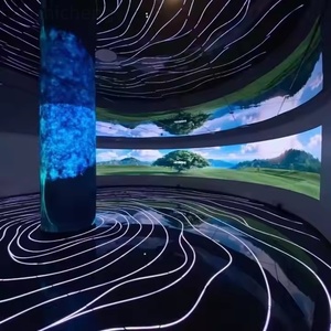 P1.5 P2.5 Sports Bar Immer sive Experience Kreisförmig gebogener LED-Bildschirm Gebogener flexibler LED-Video anzeige bildschirm - Product Image 1
