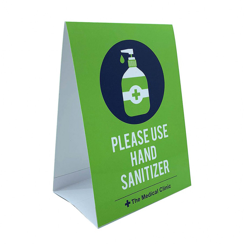 Digital and Offset Printed Kraft Paper & Cardboard Tent Card for High-End Restaurants and Hotels Tabletop Display