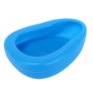 Bassin de lit en plastique bleu, adapté aux femmes enceintes, aux femmes en post-partum et aux personnes âgées ; petit urinoir ; livraison gratuite ; pour usage domestique. - Product Image 2