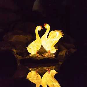 Lampe décorative en forme de cygne pour extérieur, IP65, pour éclairage de parcs, de paysages et de zones touristiques - Product Image 1