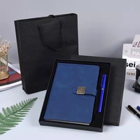 Ensemble cadeau carnet et stylo à couverture rigide A5 de luxe en vente chaude impression de cahier personnalisée