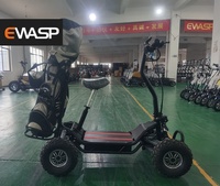 Scooter pliable Greenspeed 4x4 avec éclairage LED, tout-terrain, VTT électrique personnel (30-50 km/h)