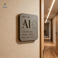 LED-Schild Antik-Bronze Metall-Relief Firmen-Namensschild Werbetafel Nummernschild Firmen-Messing-Türschild Maßgefertigtes LED