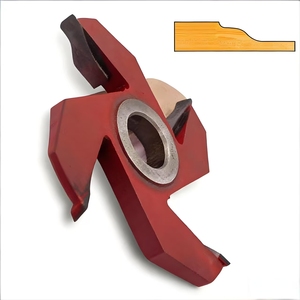 Tête de coupe profilée en carbure de tungstène de haute qualité pour machine à profiler les cadres de porte à jointure, pour le fraisage du bois et de l'acier - Product Image 2