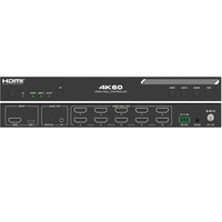 4K UHD USB-C 1x10 Videowall-Prozessor mit EDID-Management, Rahmenanpassung, RS232-Unterstützung und optischer L/R Analog-Audio-De-Embedding
