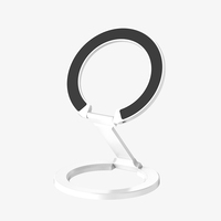 Support de téléphone portable de bureau flexible en alliage d'aluminium magnétique, logo personnalisé OEM ODM, hauteur réglable, design étanche