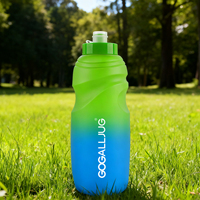 Bouteille d'eau de sport GOGALLJUG, gourde anti-fuite sans BPA avec bec verseur pour la gym, la course, le cyclisme, la randonnée et les activités de plein air