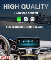 Layar 12.3 Inci 2400*900p T113 untuk Mercedes Benz E Class W212 S212 E200 E300 Gaya MBUX CarPlay Nirkabel GPS Terintegrasi DSP