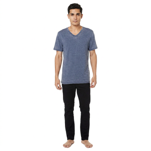 T-shirts pour hommes à col rond de haute qualité, entièrement personnalisables, couleur et taille personnalisées, impression respirante, manches courtes, t-shirts décontractés - Product Image 1