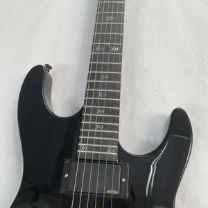 Guitarra Eléctrica Negra KH202 Signature de Kirk Hammett KH-WZ con Incrustaciones de Calaveras, Envío Rápido - Product Image 2