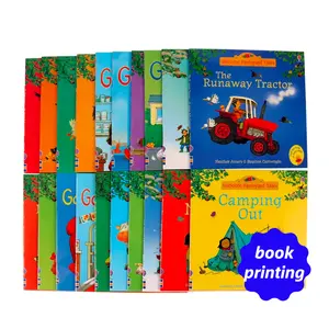 Laag Moq Kinderboek Afdrukken Kunst Gecoat Papier Custom Boek Afdrukken Kleuring Kinderen Hardcover Softcover Boek Verhaal Afdrukken