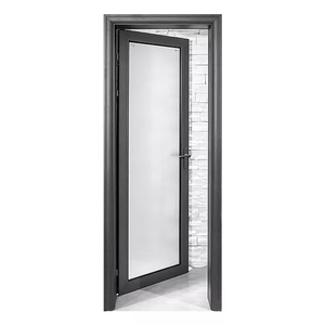 <span class=keywords><strong>Porte</strong></span> française moderne en aluminium à double vitrage, étanche, pour villa, cuisine, hôtel de luxe, jardin, véranda, entrée - Product Image 1
