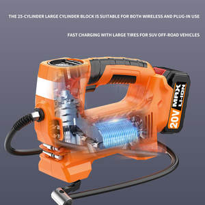 Bomba <span class=keywords><strong>de</strong></span> <span class=keywords><strong>aire</strong></span> eléctrica con pantalla LED, inflador eléctrico inalámbrico recargable para neumáticos <span class=keywords><strong>de</strong></span> coche, herramienta neumática para batería <span class=keywords><strong>Makita</strong></span> <span class=keywords><strong>de</strong></span> 18V - Product Image 4