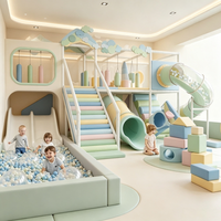 Ensemble d'équipements de jeux intérieurs pour enfants les plus populaires, château gonflable pour tout-petits, idéal pour les maternelles et les garderies