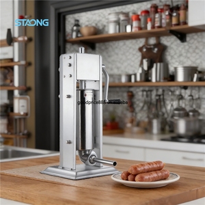 Nouvelle Machine Manuelle à Saucisses en Acier Inoxydable 2L 3L 5L pour Usage Commercial/Détail, Certifiée CE, <span class=keywords><strong>Poussoir</strong></span> à Saucisses 2026 - Product Image 1