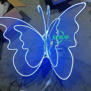 3D bướm giáng sinh thiên thần trang trí sân vườn bướm Led trang trí ánh sáng