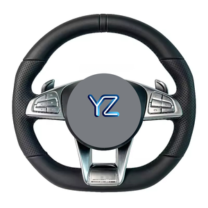 Volante in Pelle Premium YZ, Upgrade Personalizzato per <span class=keywords><strong>Mercedes</strong></span> Benz <span class=keywords><strong>Serie</strong></span> W W204 W205 W212 W222, Parti per Tuning Interni Auto - Product Image 2