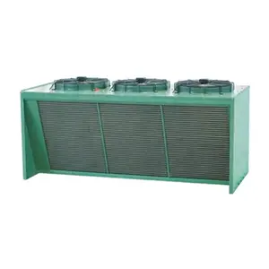 High Quality V Type Air Cooled Refrigeration Condenser Copper Tube Oil Heat Exchanger For Cold Room