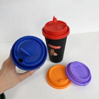 Couvercles de gobelets en plastique d'injection New DesignPP Custom 90 Caliber Cap Split Cover Couvercles de gobelets de boissons chaudes jetables étanches