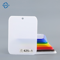 Diffuseur de lumière uniforme en PMMA acrylique blanc, production de panneaux LED sur mesure en gros