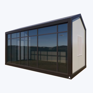 Casas Prefabricadas Portátiles Blancas de Dos Pisos a Bajo Costo, Contenedor Modular de Vivienda Prefabricado de 20 pies - Product Image 1