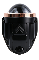 Phare antibrouillard LED bicolore pour moto, projecteur, feux de route et de croisement, mini phare de conduite pour moto, éclairage LED