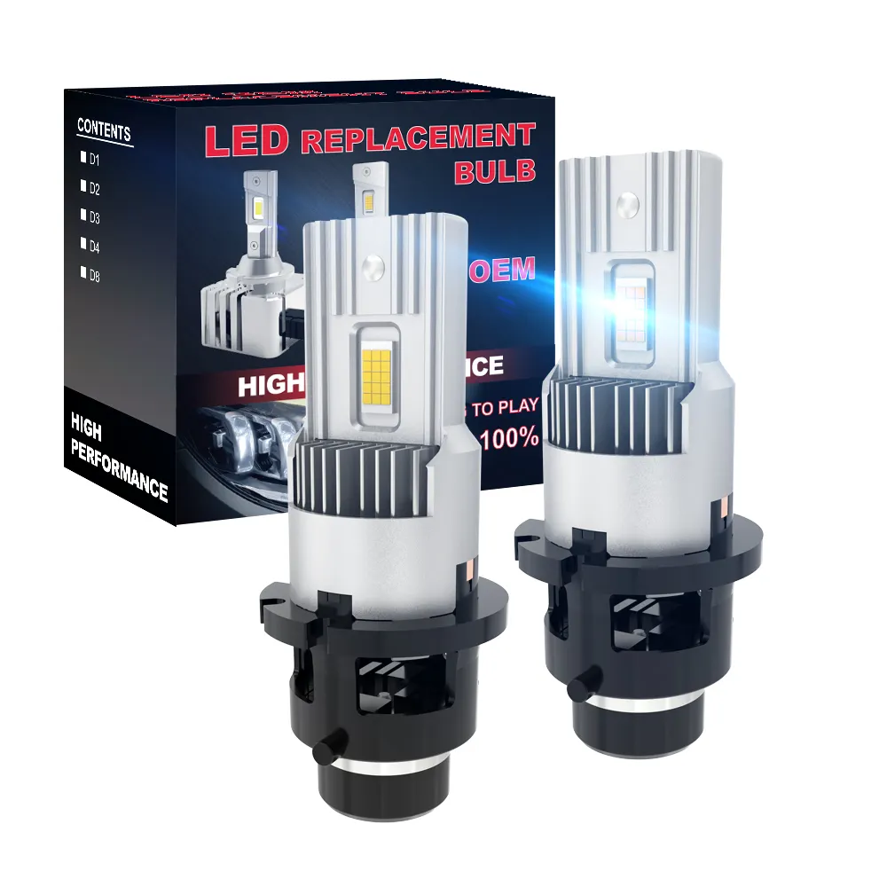 Lanseko novo design G2 D2S 9000LM farol LED 45W substitui lâmpada de xenônio HID padrão OEM