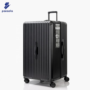 Bagages de voyage avec frein pour train, poignée télescopique en alliage d'aluminium, roues silencieuses, grande capacité - Product Image 1