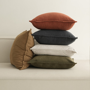 Hiện đại nóng bán nhung gối đệm bao gồm hiện đại sang trọng sọc Jacquard gối trường hợp sofa nhà dệt thiết kế nội thất - Product Image 5