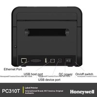 Imprimante d'étiquettes thermiques de bureau Honeywell PC300T, étiqueteuse à ruban PC310T pour l'étiquetage des boîtes d'expédition en entrepôt