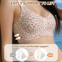 Fournisseur de soutiens-gorge sans coutures personnalisés, en une seule pièce, matériau doux sans armature, respirant, couleur chair et confortable, soutien-gorge grande taille