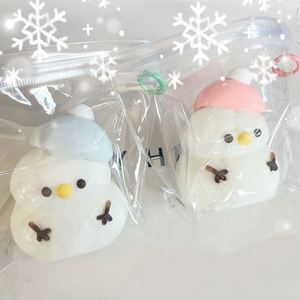 Jouet Squishy Bonhomme de Neige en Silicone Ultra Doux Unisexe Anti-Stress à Remontée Lente Non Comestible Amusant Mignon Souvenir En Stock - Product Image 4
