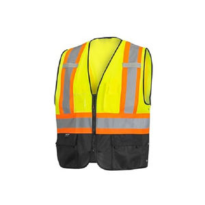 Chaleco DE TRABAJO personalizable de alta calidad para hombre Color de contraste sólido Uniformes de precio de fábrica de Bangladesh de la mejor calidad - Product Image 1