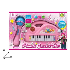 <span class=keywords><strong>Pianola</strong></span> Concert Star Piano con micrófono para niños, juguete musical, 37x24x7 cm - Product Image 1