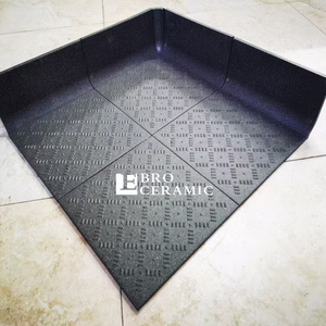 Azulejo de rodapié de porcelana de cuerpo completo de 100x200mm <span class=keywords><strong>blanco</strong></span> gris Beige negro amarillo verde azulejo de rodapié de buena calidad - Product Image 3