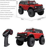 WLtoys 184023 RTR 1:18 2.4G 4WD RC Rock Crawler |   Camioneta Todoterreno con Luces LED, Eje Portal, Cambio de 2 Velocidades y M